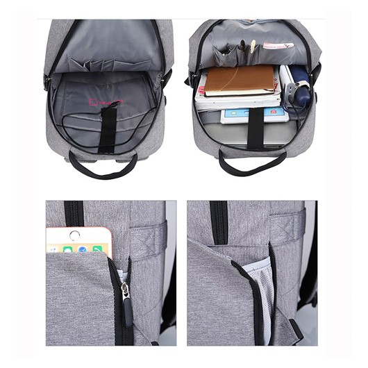 Tech School Backpacks Opened
